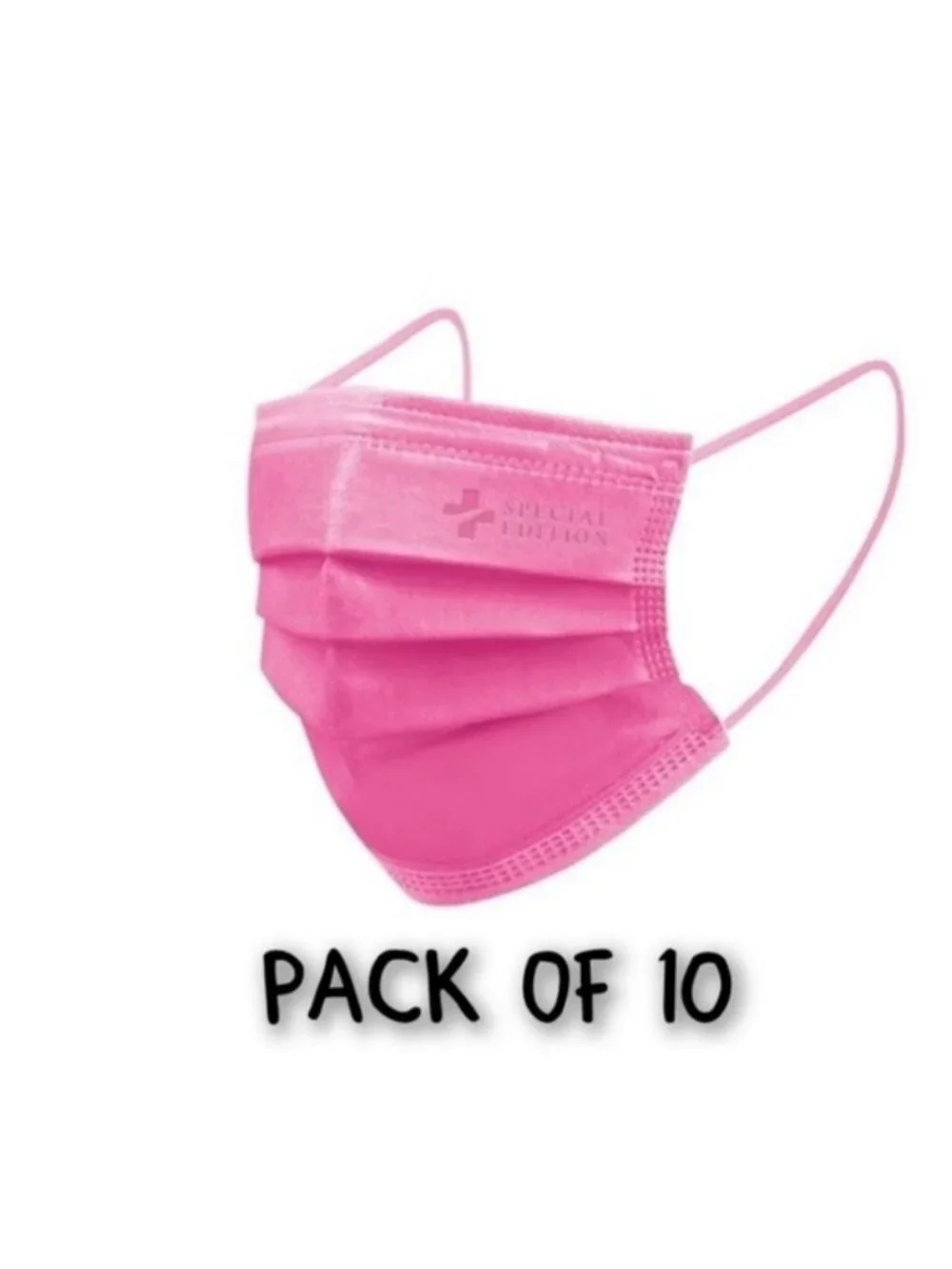 Medic Therapeutics Face masks. PACK OF 10-PINK-NEW